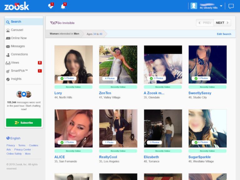 how does zoosk dating site work