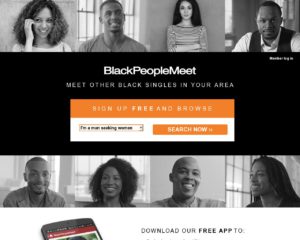 Black People Meet main page